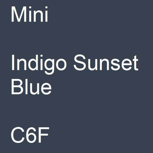 Mini, Indigo Sunset Blue, C6F.